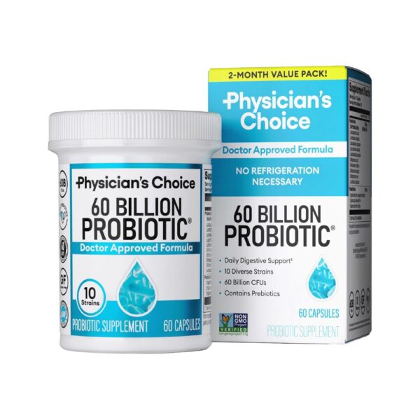 Physician's CHOICE Probiotics 60 Billion CFU for Women & Men