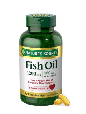 Nature's Bounty Fish Oil Supports Heart Health, 1200 Mg