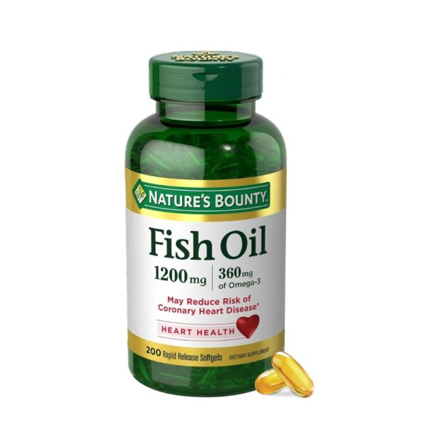 Nature's Bounty Fish Oil Supports Heart Health, 1200 Mg