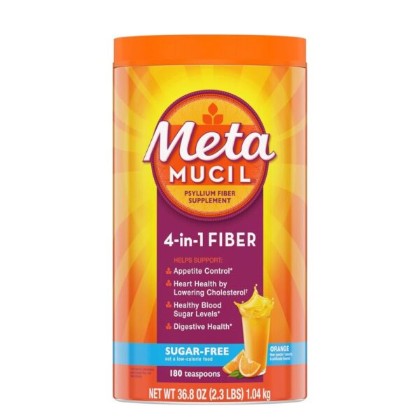 Metamucil 4 in 1 Daily Fiber Supplement Powder