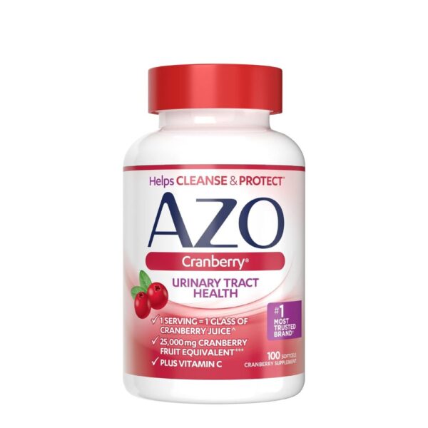 AZO Cranberry Supplement, Made with Concentrated Whole Fruit Cranberry Powder