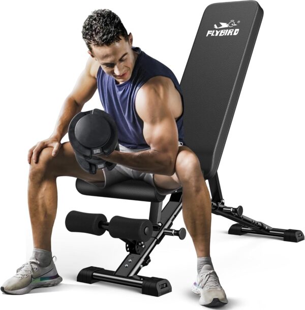 Adjustable Strength Training Bench for Full Body Workout